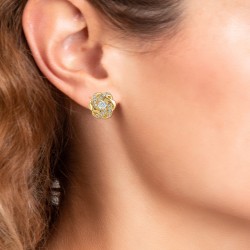 Earrings embellished with...